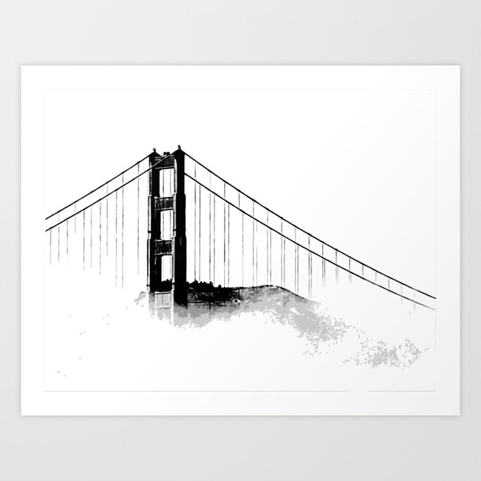 Golden Gate Bridge  Art Print