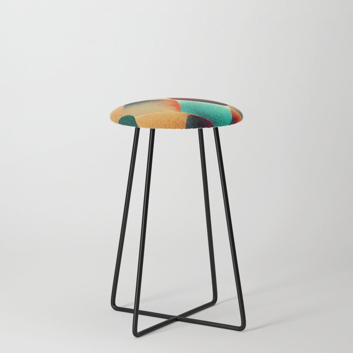 Abstraction Counter Stool