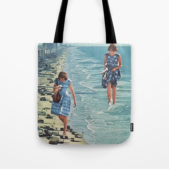 Walk on the Beach Tote Bag