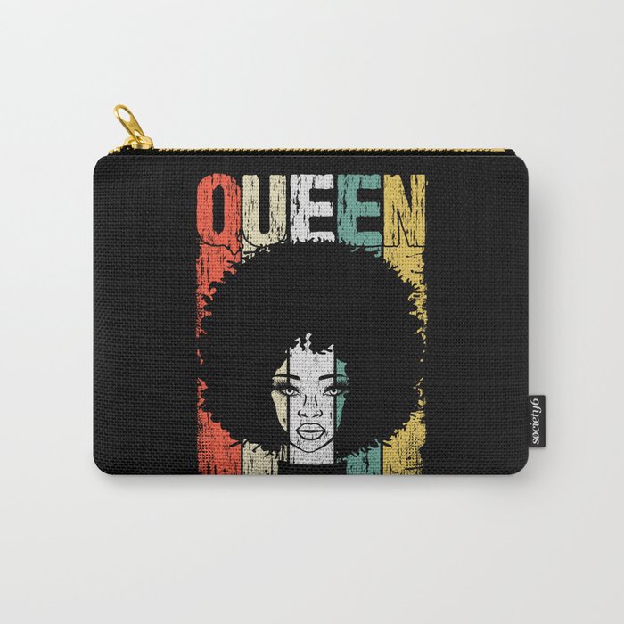 Black Queen Girl Magic Balck Pride African Afro Carry-All Pouch