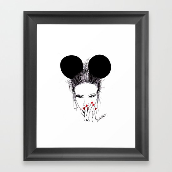 Minnie Mouse Framed Art Print