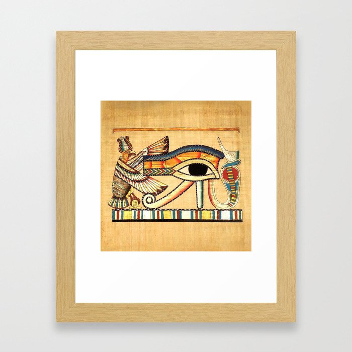 Egypt Nekhbet Eye Horus Framed Art Print