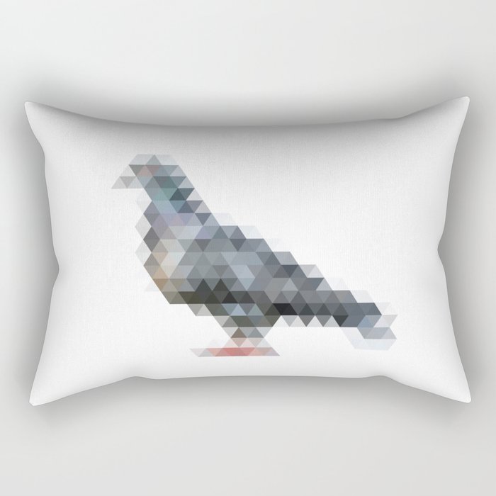 triangular pigeon. Rectangular Pillow