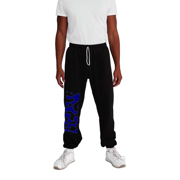 Abstraction in the style of Matisse 37 blue Sweatpants