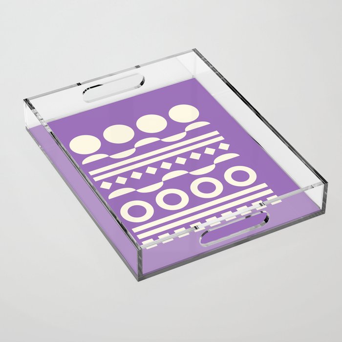 Patterned shape line collection 18 Acrylic Tray