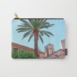 Pastel Town Carry-All Pouch | Tropical, Eexplore, Sky, Mallorca, Pastel, Spain, Green, Photo, Traveling, Summer 