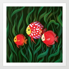 Discus Fish Art Prints Society6
