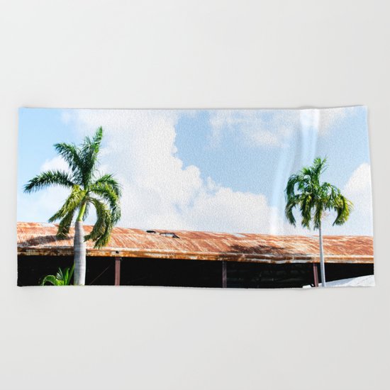 Rusted Roof Beach Towel