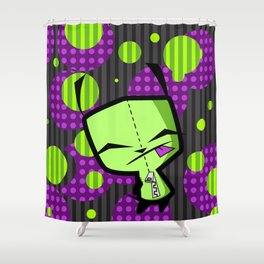 Happy Gir from Invader Zim Shower Curtain