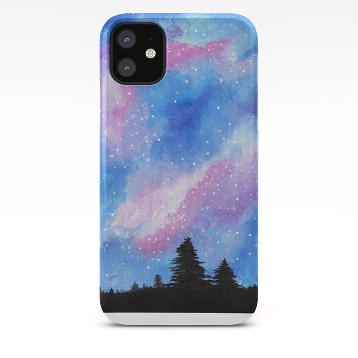 Night Sky Acrylic Galaxy Art Iphone Case By Jenaranyi Society6
