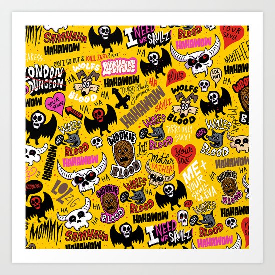 LOLzig Pattern Art Print
