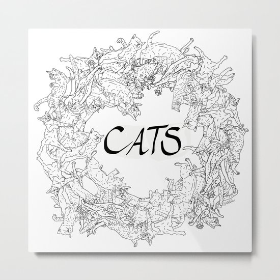 Cats Metal Print