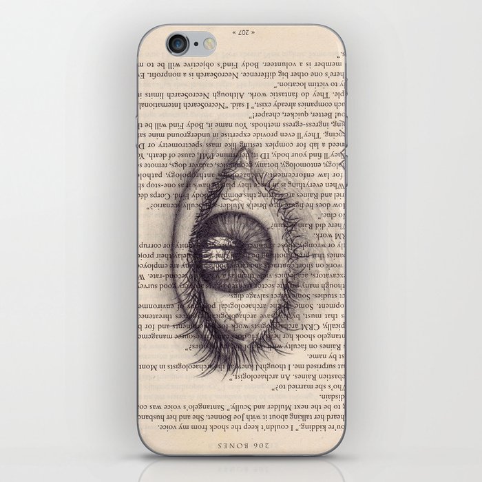 Eye in a Book iPhone Skin