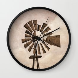 Iowa Windmill Wall Clock