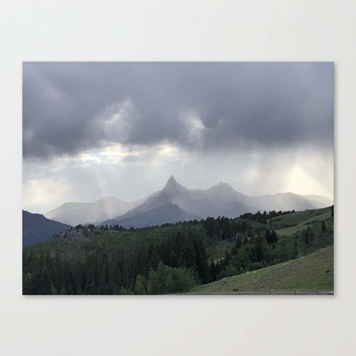 Misty Mountains Canvas Print
