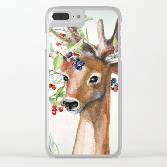 Winter animal #4 Clear iPhone Case