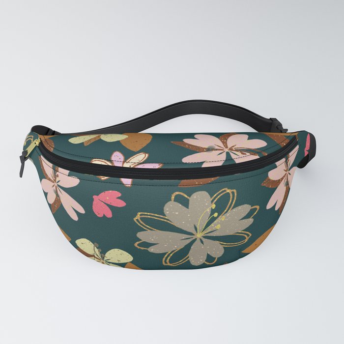 The green fall Fanny Pack
