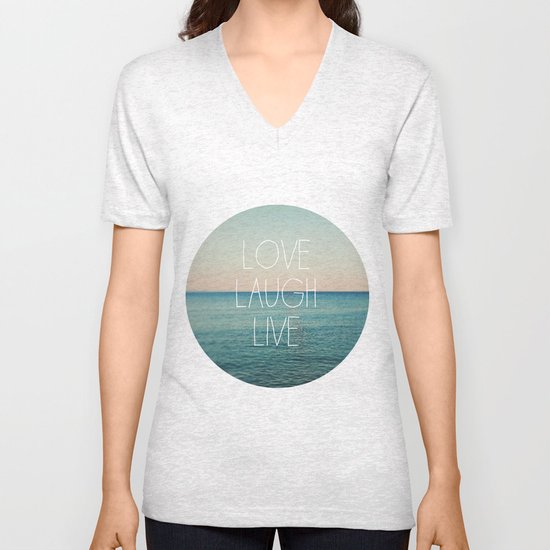 Love Laugh Live #2 Unisex V-Neck