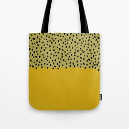 Abstract mustard mid century art Tote Bag