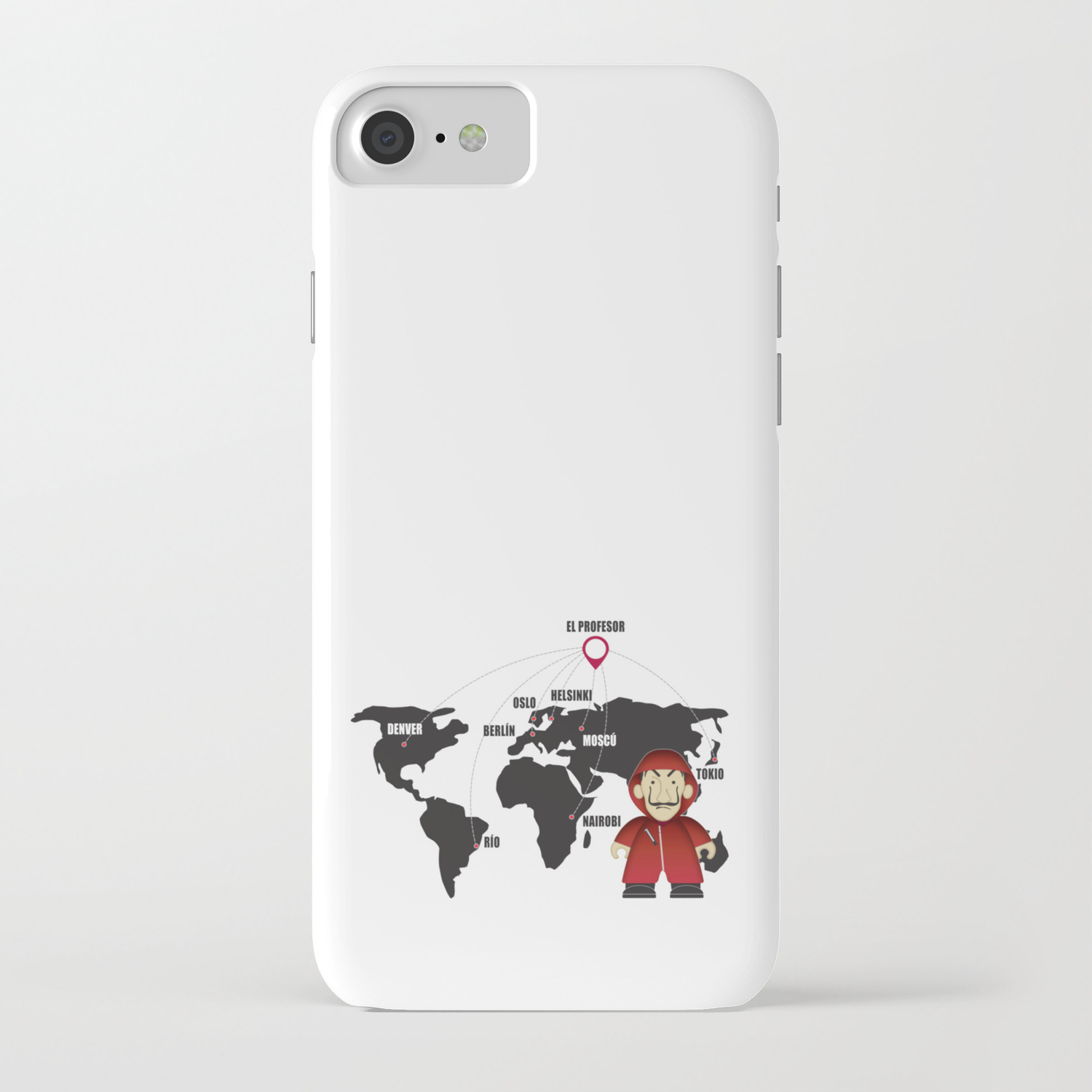 La Casa De Papel Money Heist Map Iphone Case By Mimogoshopping Society6
