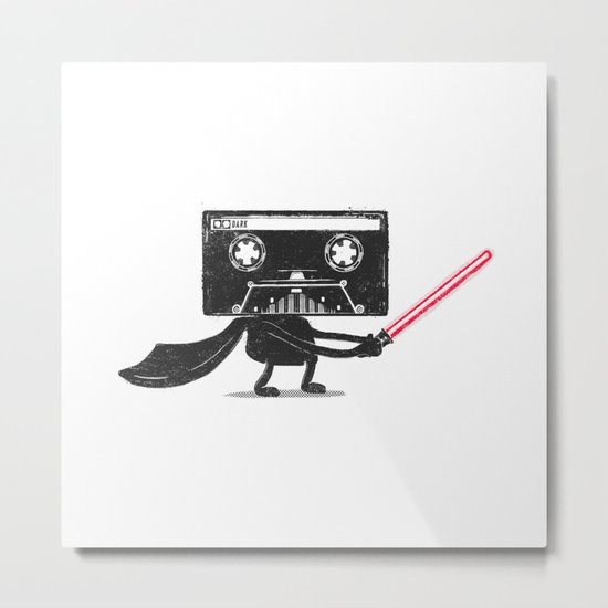 Media Wars: The Cassette Strikes Back Metal Print