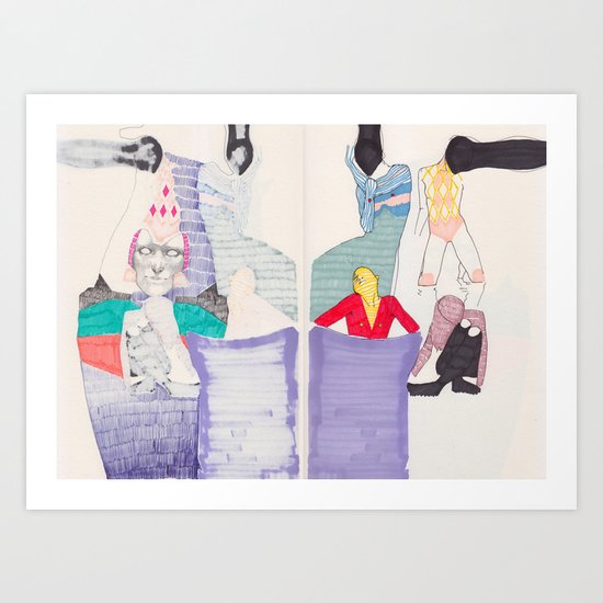 Nonsensical Play 2 Art Print