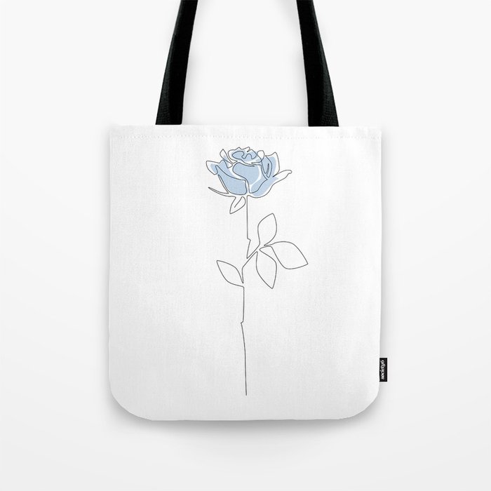 Blue Rose Tote Bag
