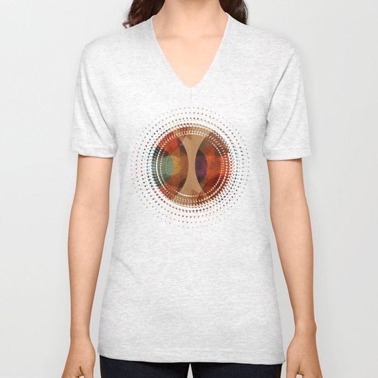 Textures/Abstract 80 Unisex V-Neck