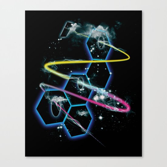 space fragmentation travel fig 4 Canvas Print
