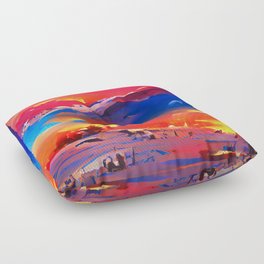Artic Winds Floor Pillow