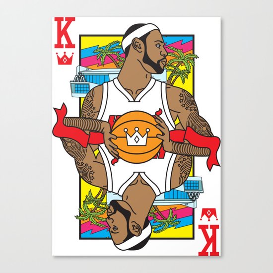 King of South Beach Canvas Print