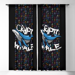 Crypto Whale In Crypto We Trust Blackout Curtain