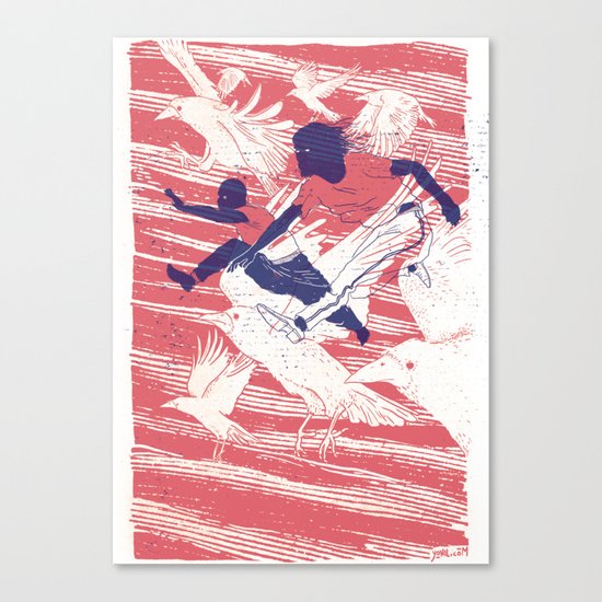 The Leap Canvas Print