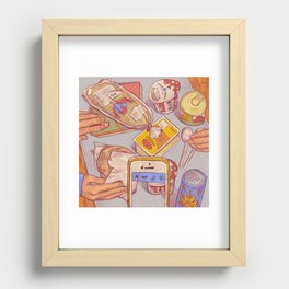 Studio Lunch Recessed Framed Print