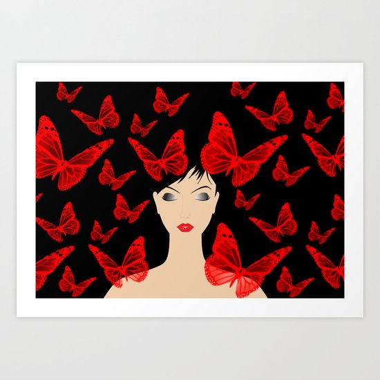 BUTTERFLY Art Print