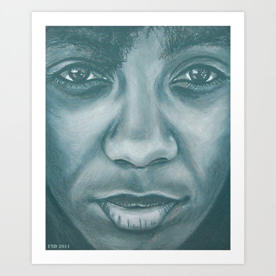 ms.think Art Print