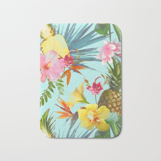 Tropical summer Bath Mat