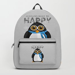 Penguins Make Me Happy Backpack