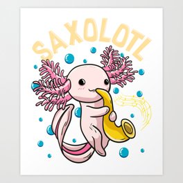Cute Axolotl Art Prints For Any Decor Style Society6 Cute Axolotl Art Prints For Any Decor Style Society6