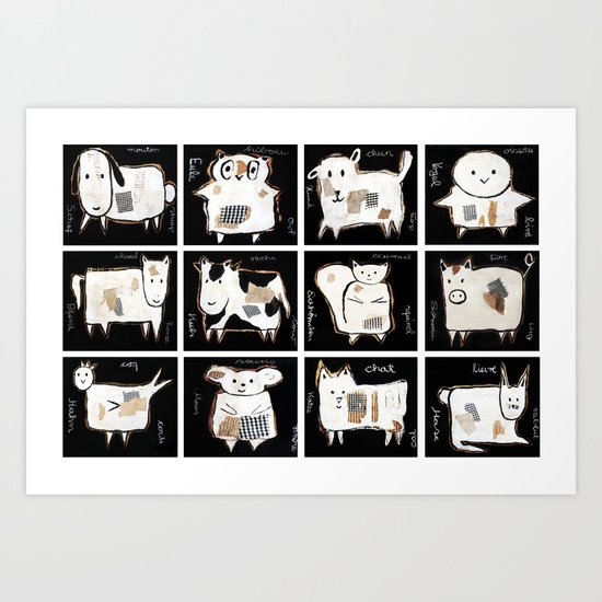 little pets Art Print