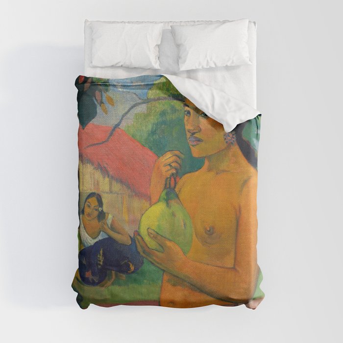 Paul Gauguin - Woman Holding a Fruit Duvet Cover