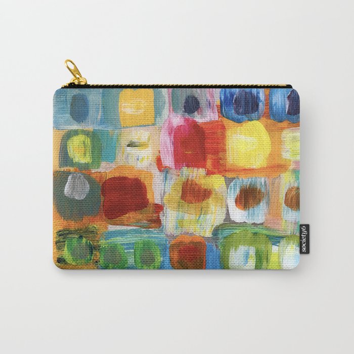 City Fabric, brush strokes 1 Carry-All Pouch