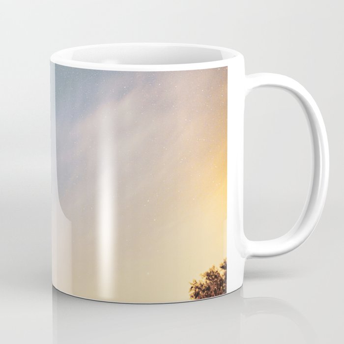 Forest and Stars in Minnesota | Colorful Astrophotography Coffee Mug