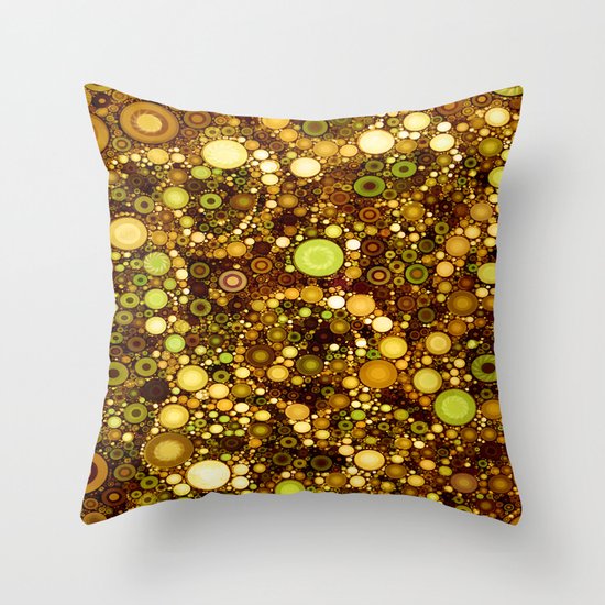 :: Solid Gold :: Throw Pillow