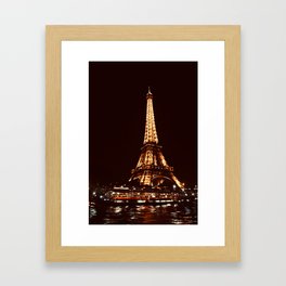 Seine Scene - Paris, France  Framed Art Print