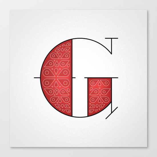 The Letter G Canvas Print