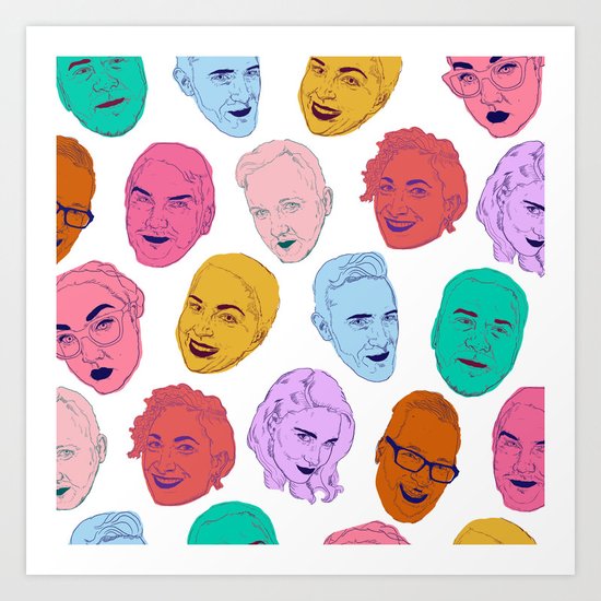 FRIENDS Art Print