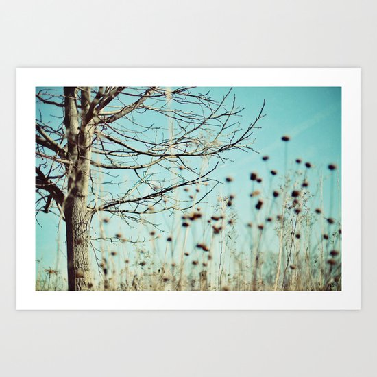 in the wind Art Print