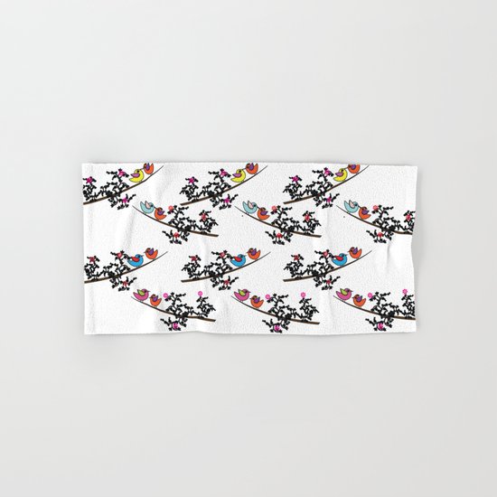birds Hand & Bath Towel