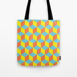 Stacked Cubes Tote Bag